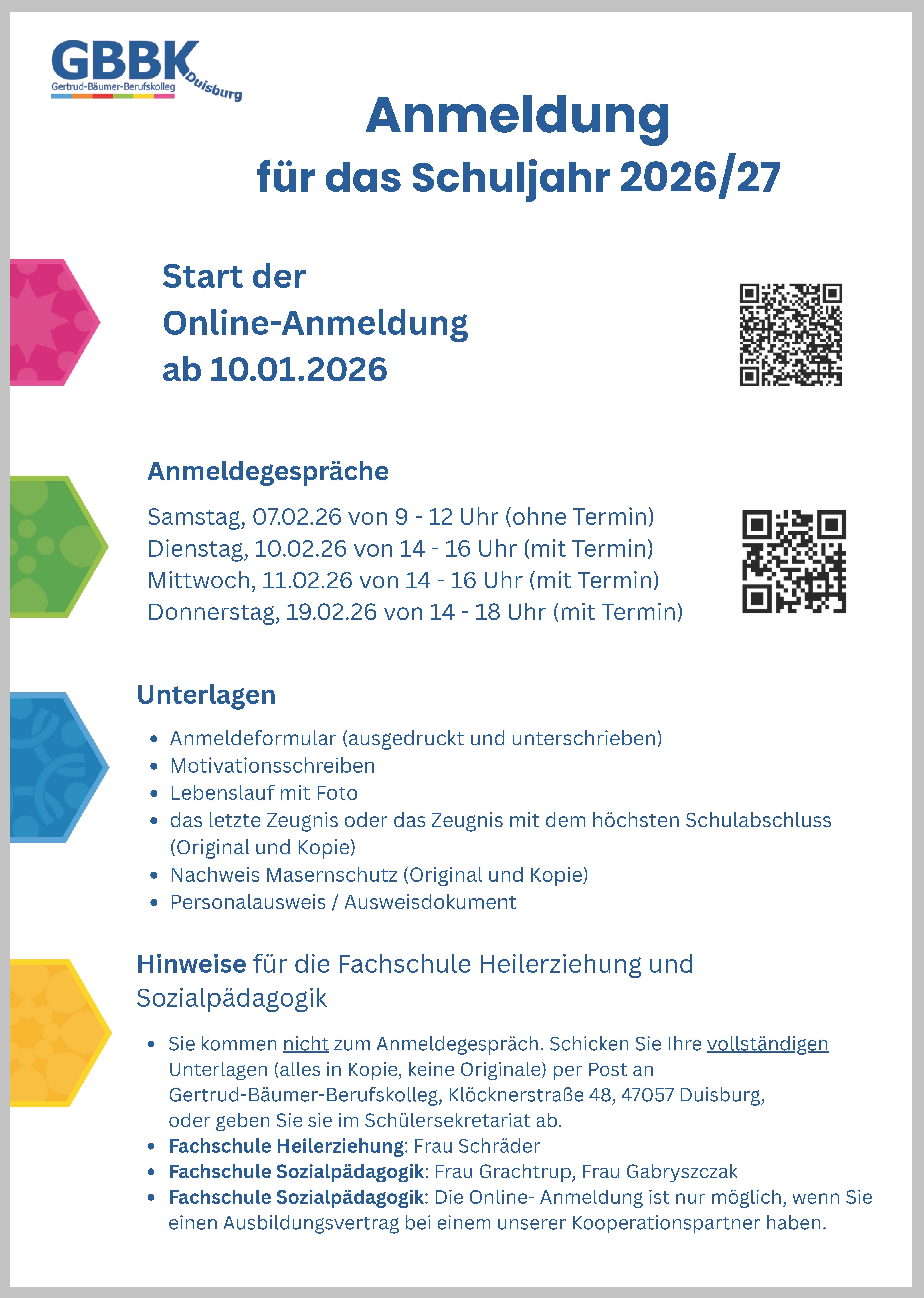 Bald beginnt die Anmeldephase!